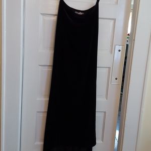 Velvet high low long skirt